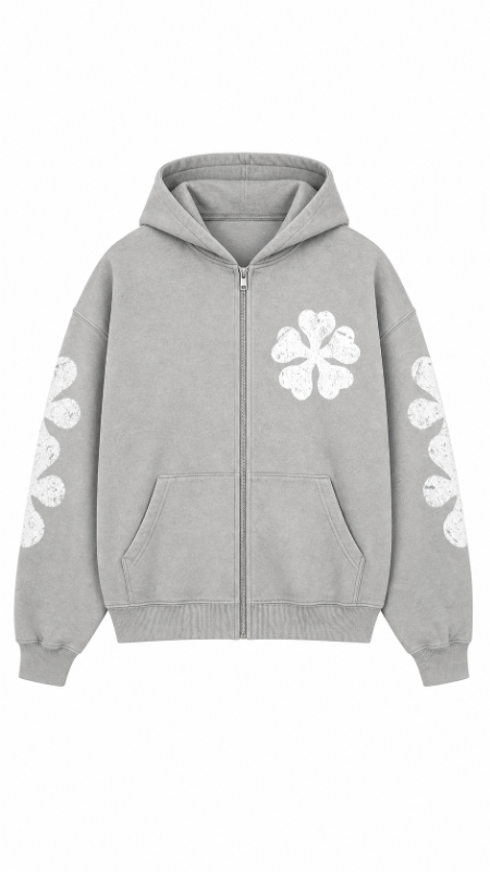 Clover Zipper Hoodie
